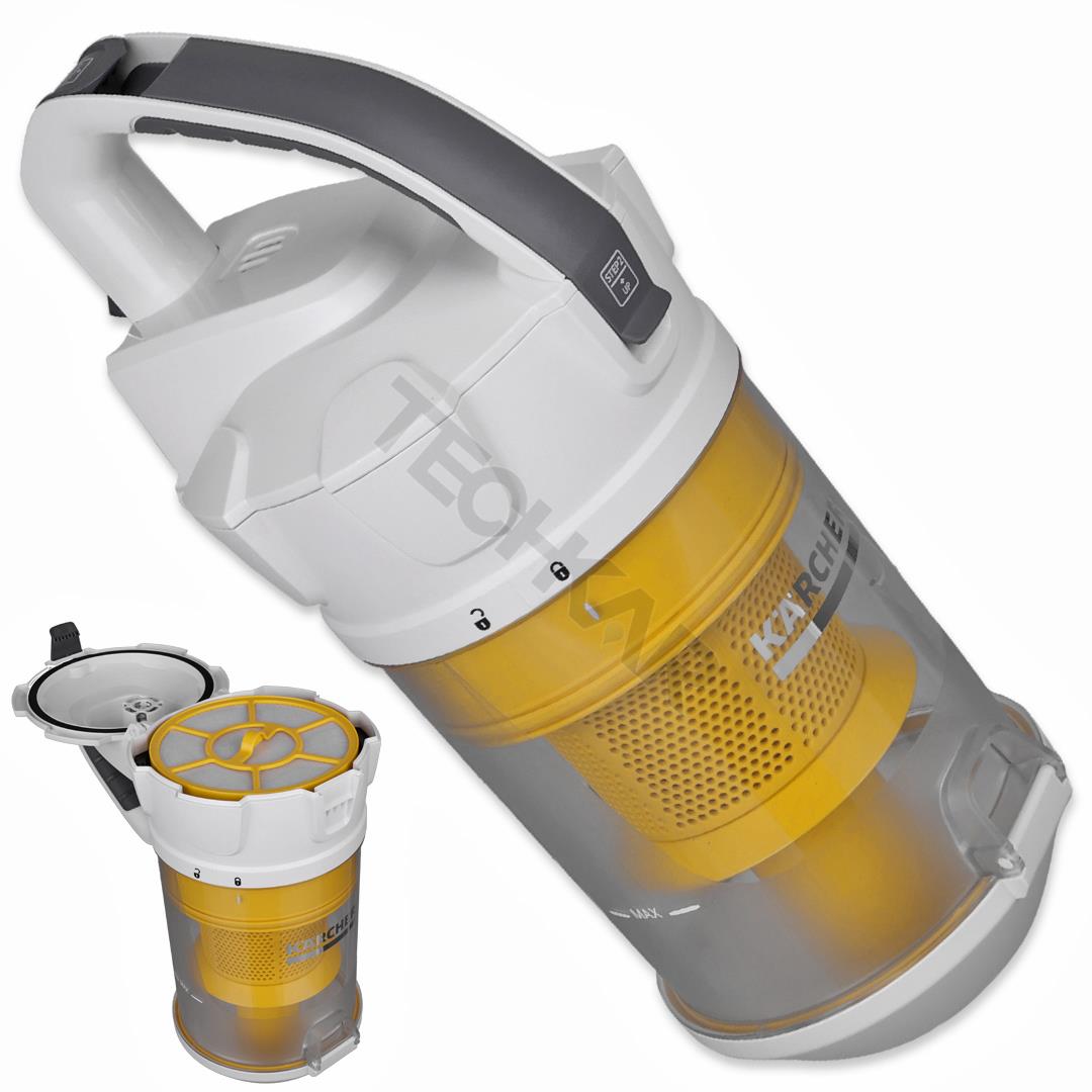 Kompletná nádoba na prach a nečistoty pre vysávač KARCHER VC 3 (9.754-066.0 - nové číslo 9.754-065.0) - BIELA nádrž