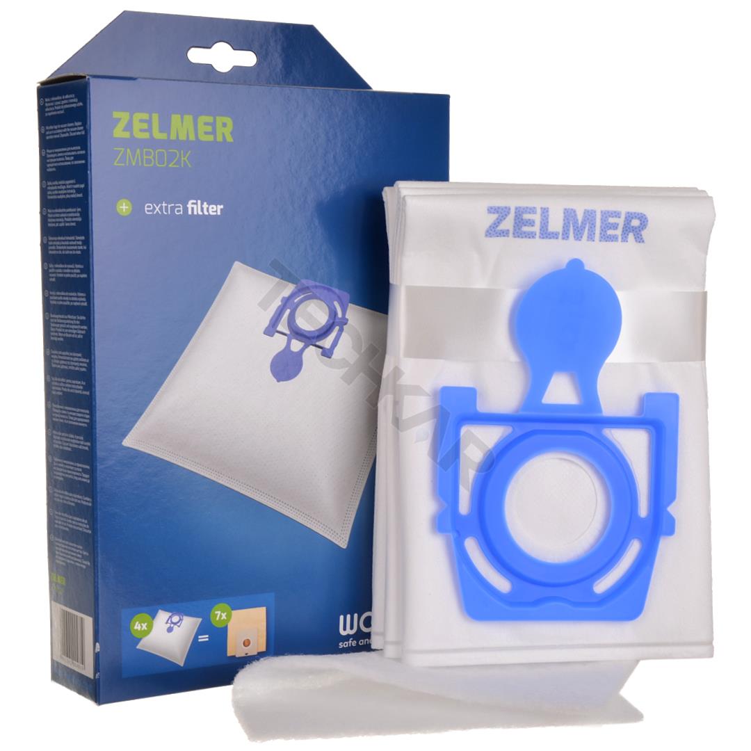 4x vrecká WORWO (ZMB02K) pre vysávače ZELMER Cobra, Meteor 2, Elf 2, Odyssey, Explorer,