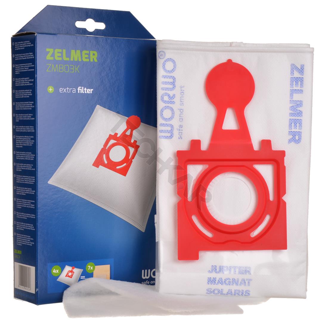 4x vrecká WORWO (ZMB03K) pre vysávače ZELMER Solaris, Magnat, Jupiter, Maxim (ZVC425HT 425SP)