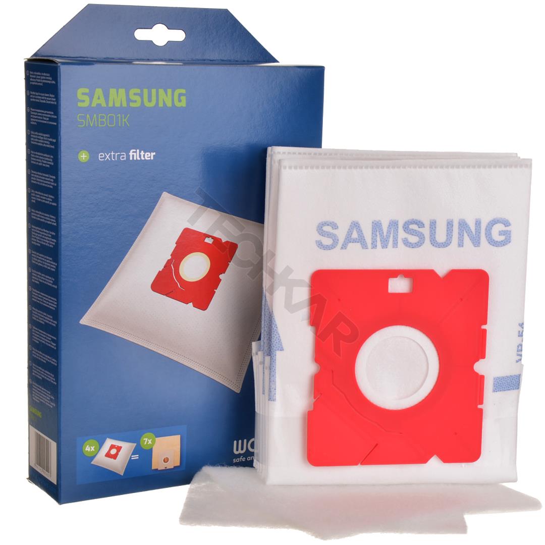 4x vrecká WORWO (SMB01K) pre vysávač SAMSUNG EASY 1800W (SC5660 SC5610 SC5611 SC5480 SC5481 SC5490 VP-95B VP-99B VP-54 SC 5285 SC52E0)