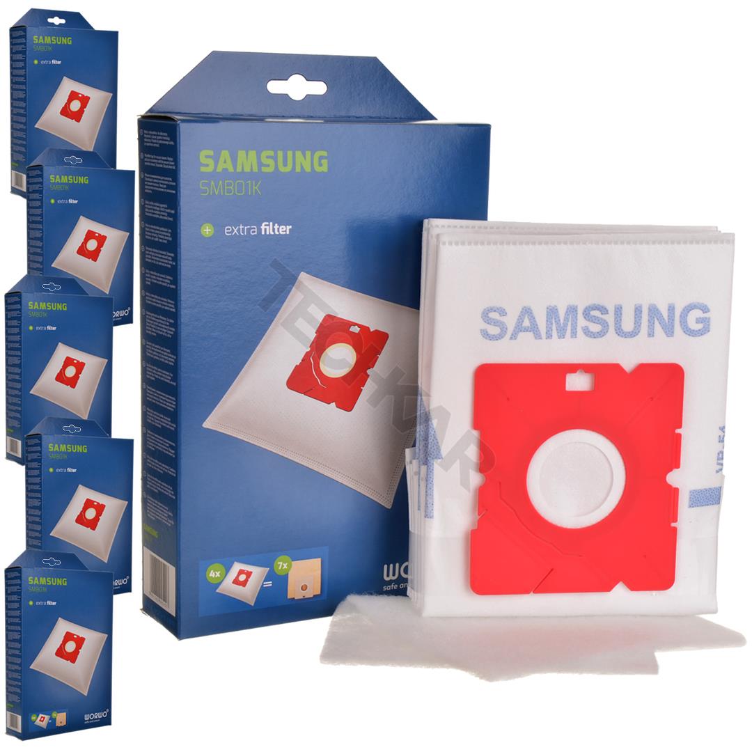 24x vrecúška WORWO (SMB01K) pre vysávač SAMSUNG EASY 1800W (SC5660 SC5610 SC5611 SC5480 SC5481 SC5490 VP-95B VP-99B VP-54 SC 5285 SC52E0)