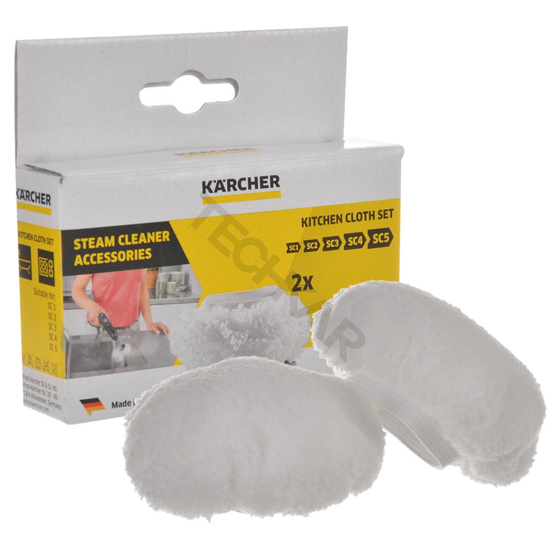Kryty veľkých kief KARCHER pre parný čistič 2x SC SI SV 2.863-345.0 (staré číslo 2.863-243.0)