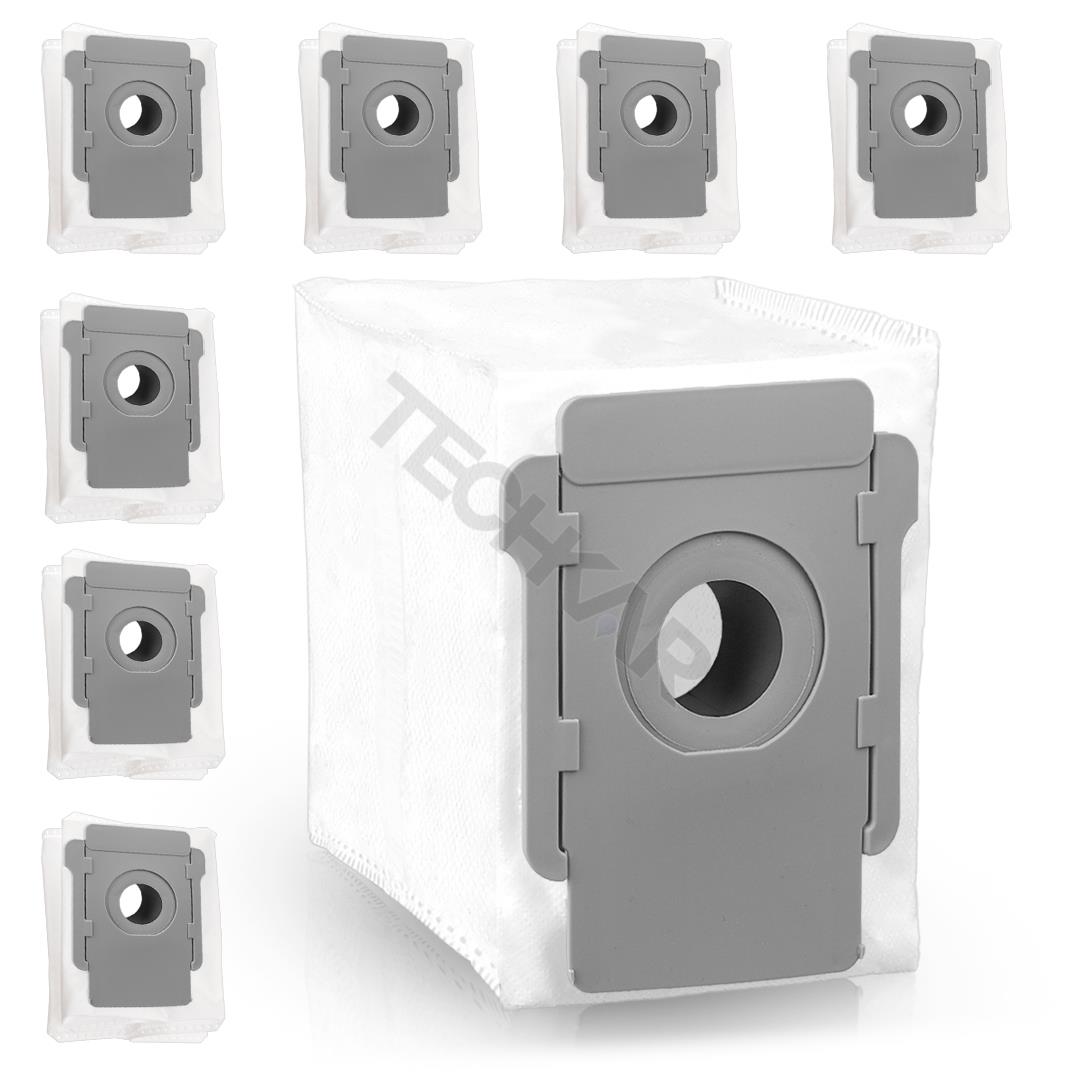 8x Vrecko na prach pre robotický vysávač Roomba i3+ i4+ i5+ i6+ i7 i7+ i8+ s9 s9+ j7+ Vrecko na prach XXL