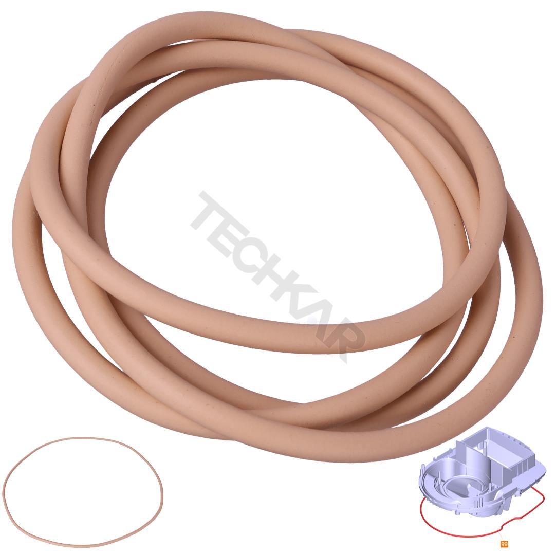 Tesnenie veka KARCHER pre vysávače NT25/1 NT35/1 NT361 NT45/1 NT55/1 NT561 NT611 Tesnenie veka Tackt Eco (6.273-192.0) s gumenou šnúrou, porézne gumené tesnenie D6 Bosch Gas 35 Flex S36