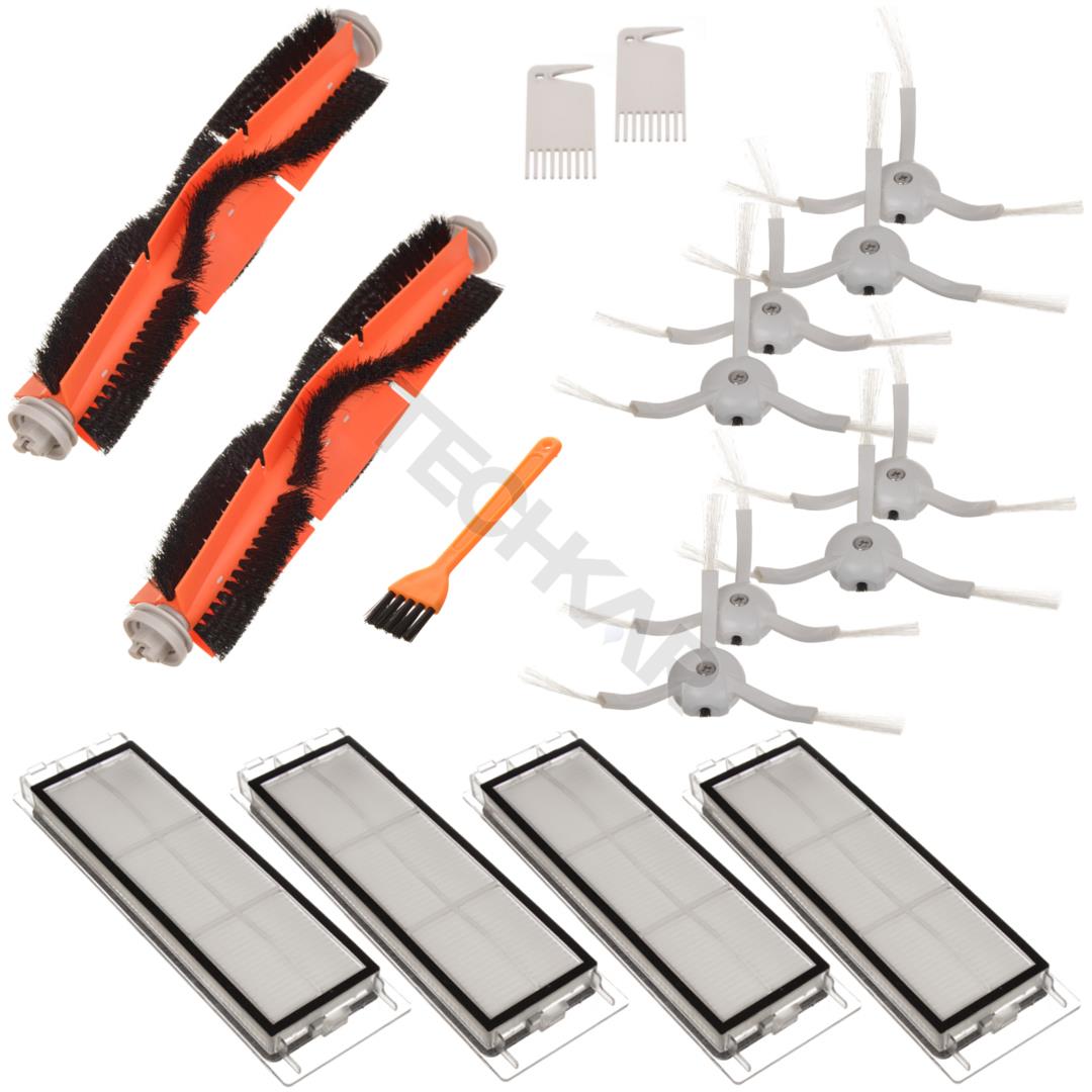 Kefy, valčeky, HEPA filtre pre Xiaomi Roborock S50 S55 S5 S6 S60 Xiaowa E25 E35 Robotický vysávač MiJia