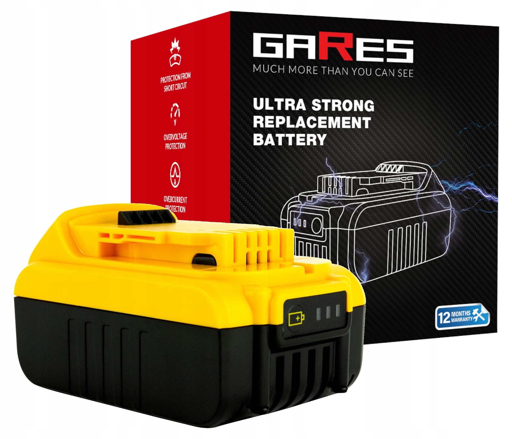 Náhradná batéria - Batéria pre Dewalt XR DCB181 18V 3AH