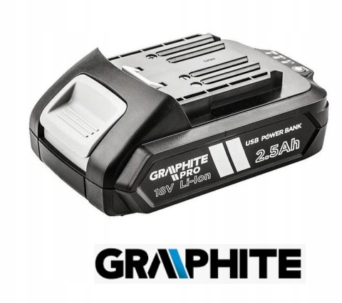Náhradná batéria - Graphite li-ion 18V 2.5 AH batéria