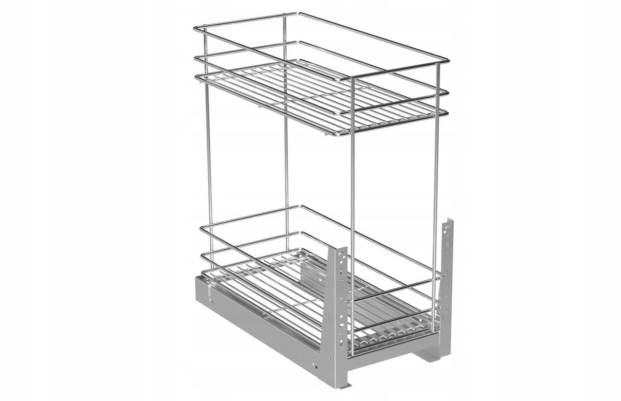 Dvojúrovňový nákladný kôš Nomet W-2311M-300.P22 strieborný