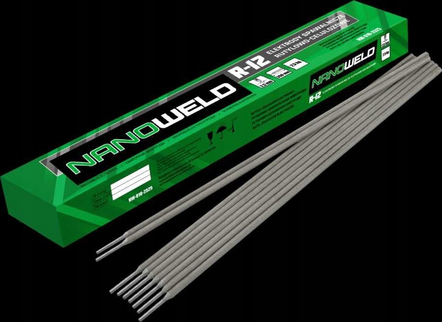 Zváracie elektródy -  RUTILOVÁ ELEKTRODA NANOWELD R-12 2,5*350MM 2,5KG