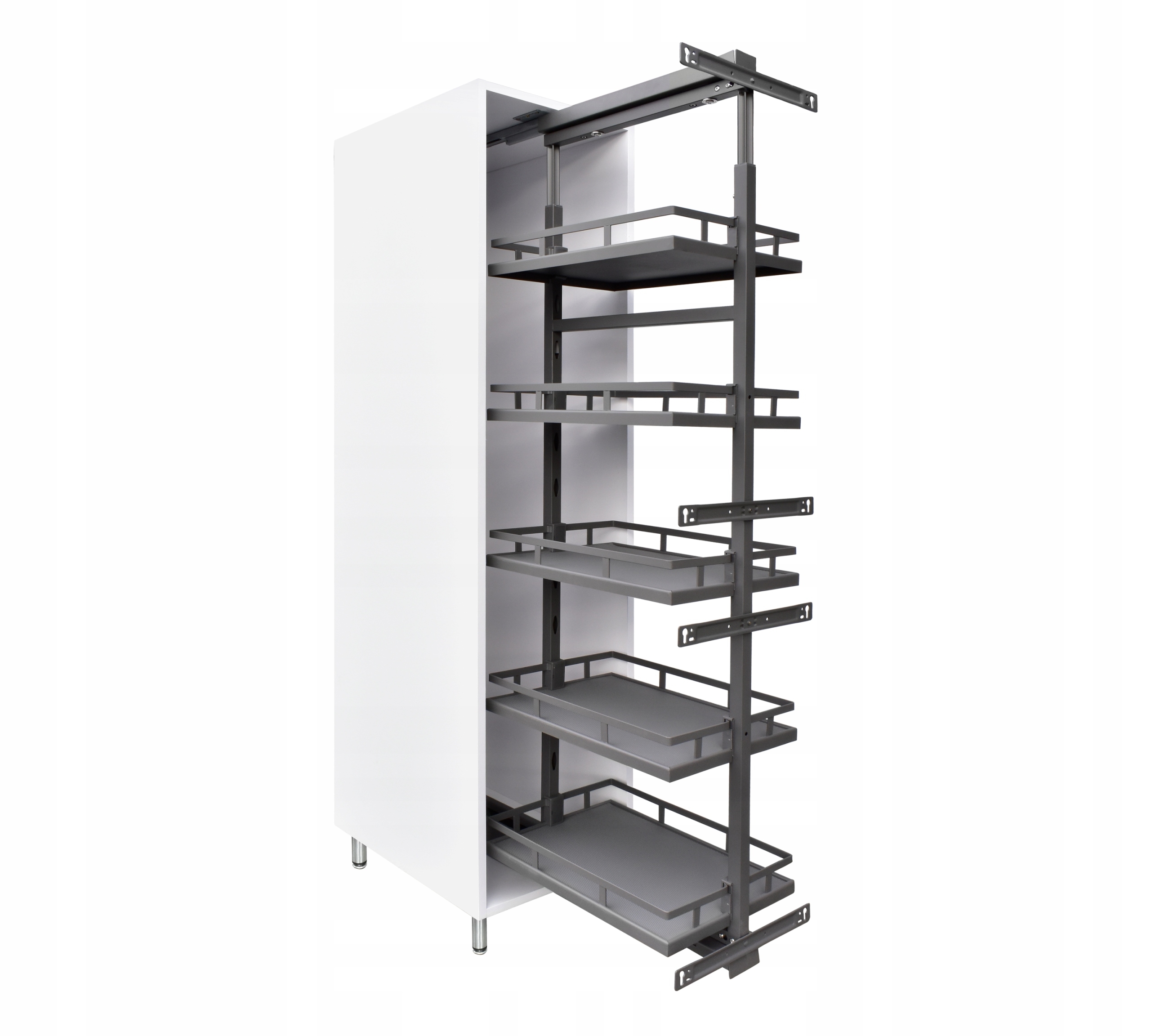 Kôš do kuchynskej linky CARGO MAXI 15 PLNÉ DNOM ANTRACIT 197-227cm 6 POLÍC