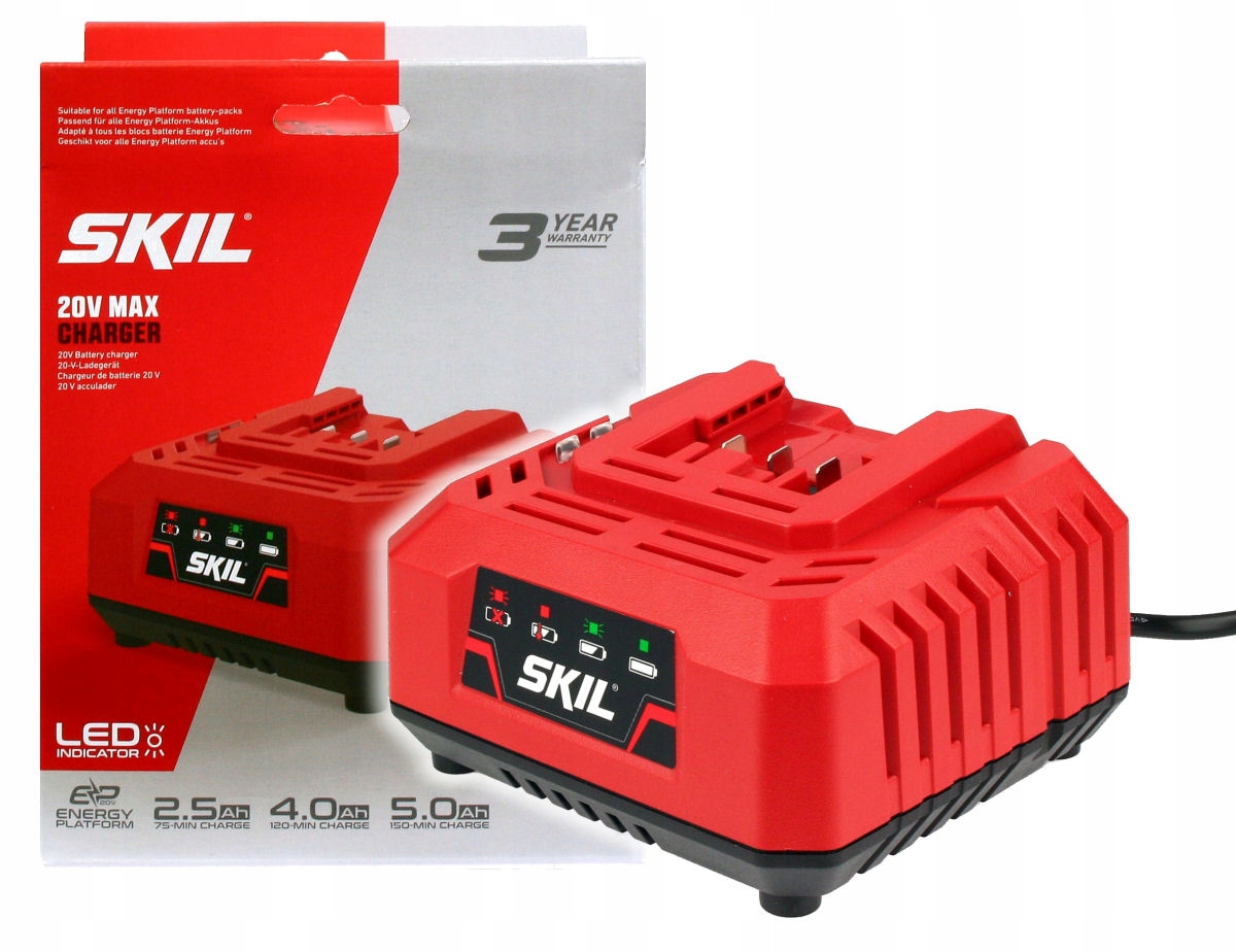 Náhradná batéria - Nabíjačka pre 20V batérie CHARGER SKIL