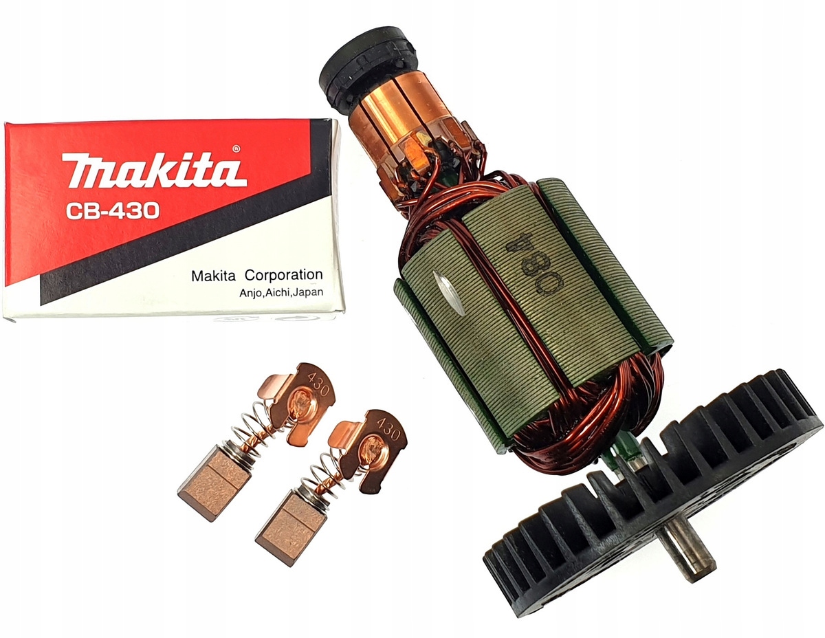 Makita rotor brúska BGA452 DGA452 + kefy