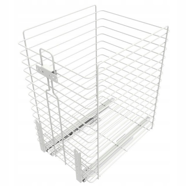 Wiexpol kôš na bielizeň, nízky, biely, jednoúrovňový, 40 cm