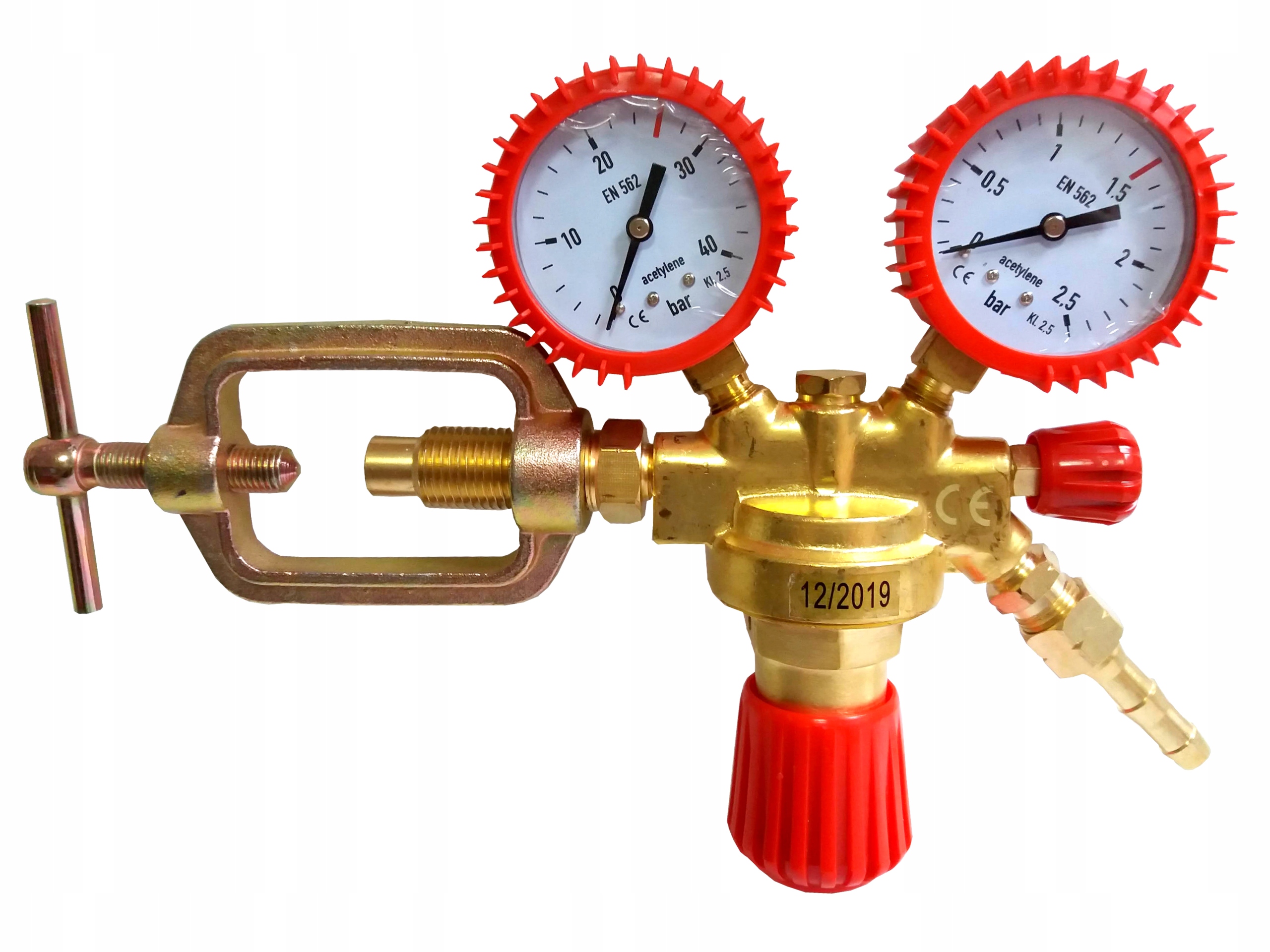Prietokomerný regulátor - Plynový reduktorový acetylénový regulátor ventilu
