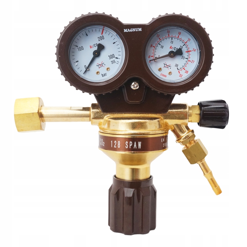Prietokomerný regulátor - Valcový valec Arg/CO2 sa znížil s posilneným ventilom