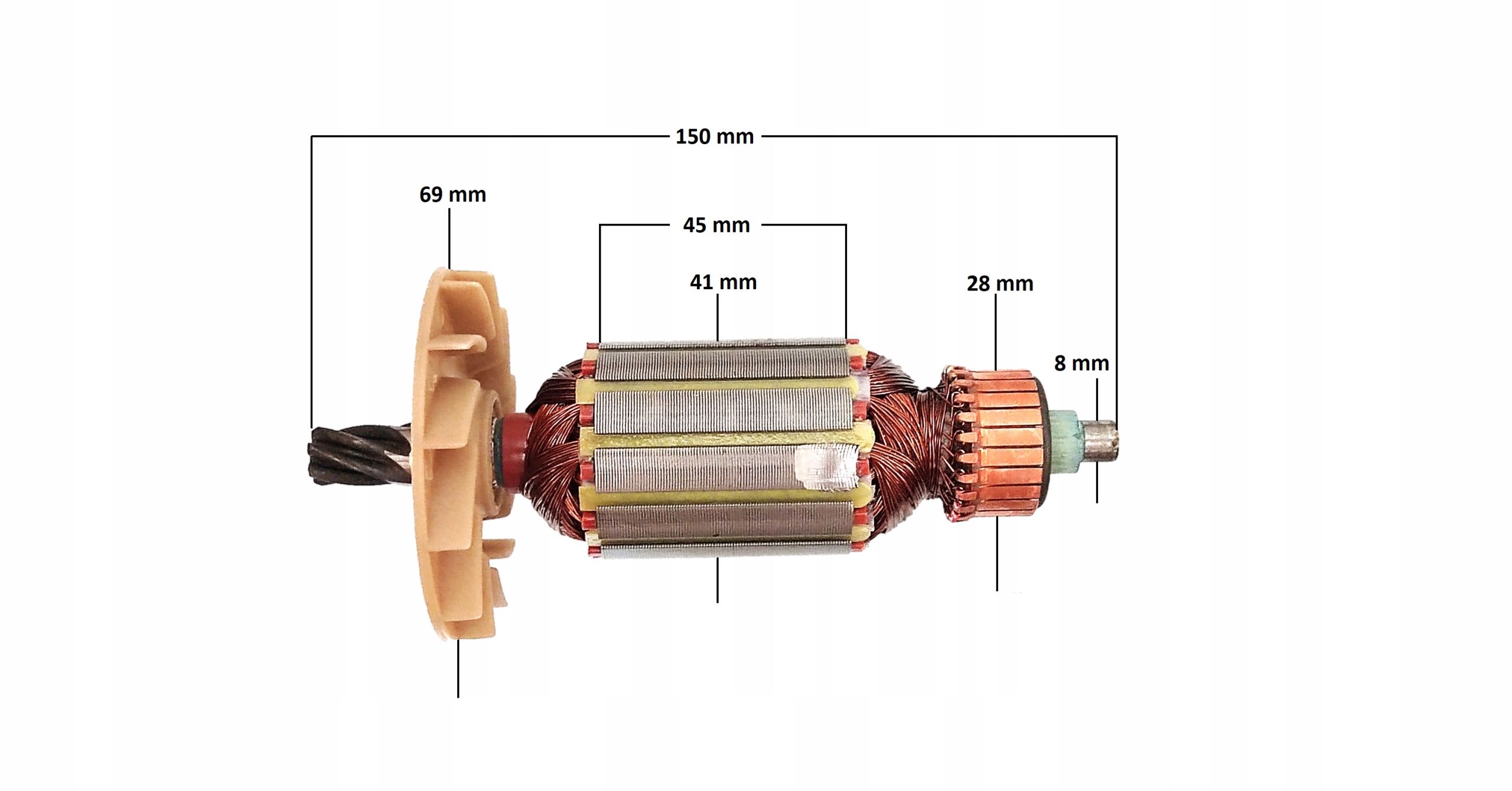 Rotor pre vŕtacie kladivo Stern 26 B 6 zubov (jk 285)