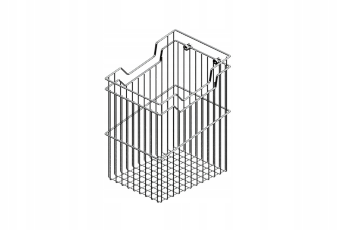 Kôš na bielizeň Starax S-8114-C pripevnený vpredu 50 cm