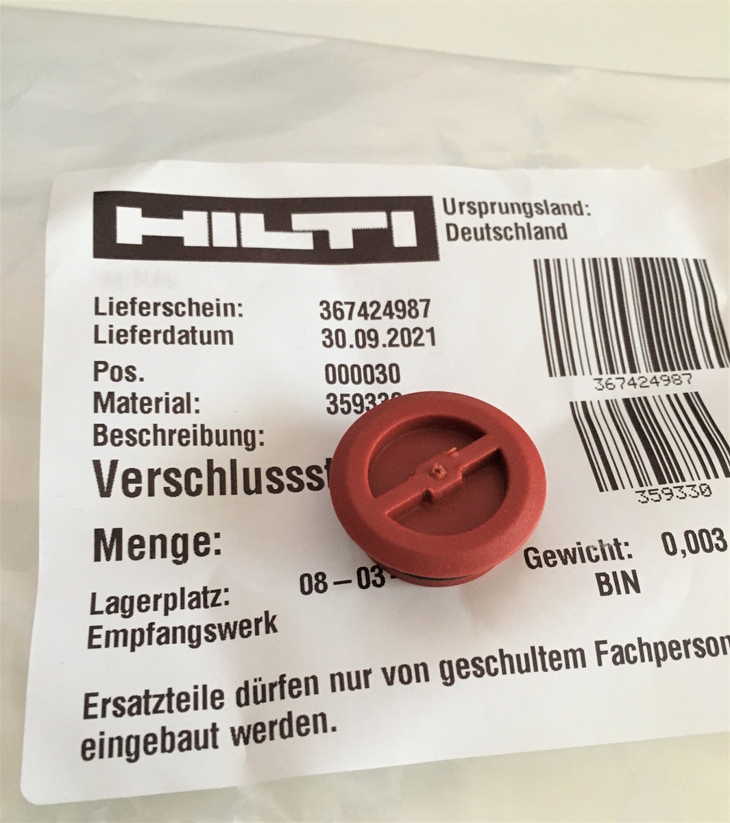 Sada koncových krytov Hilti 359330
