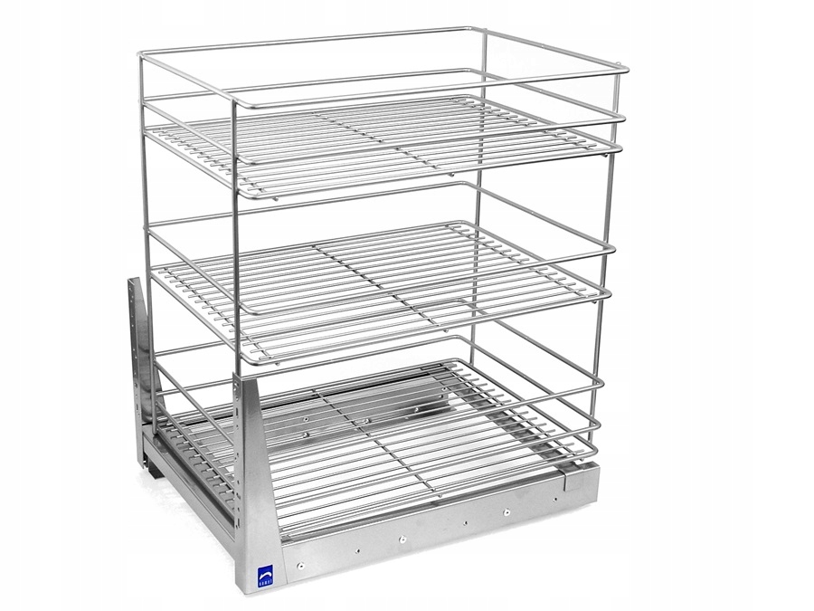 Spodný batožinový kôš s mäkkým zatváraním 30 3P NOMET strieborný