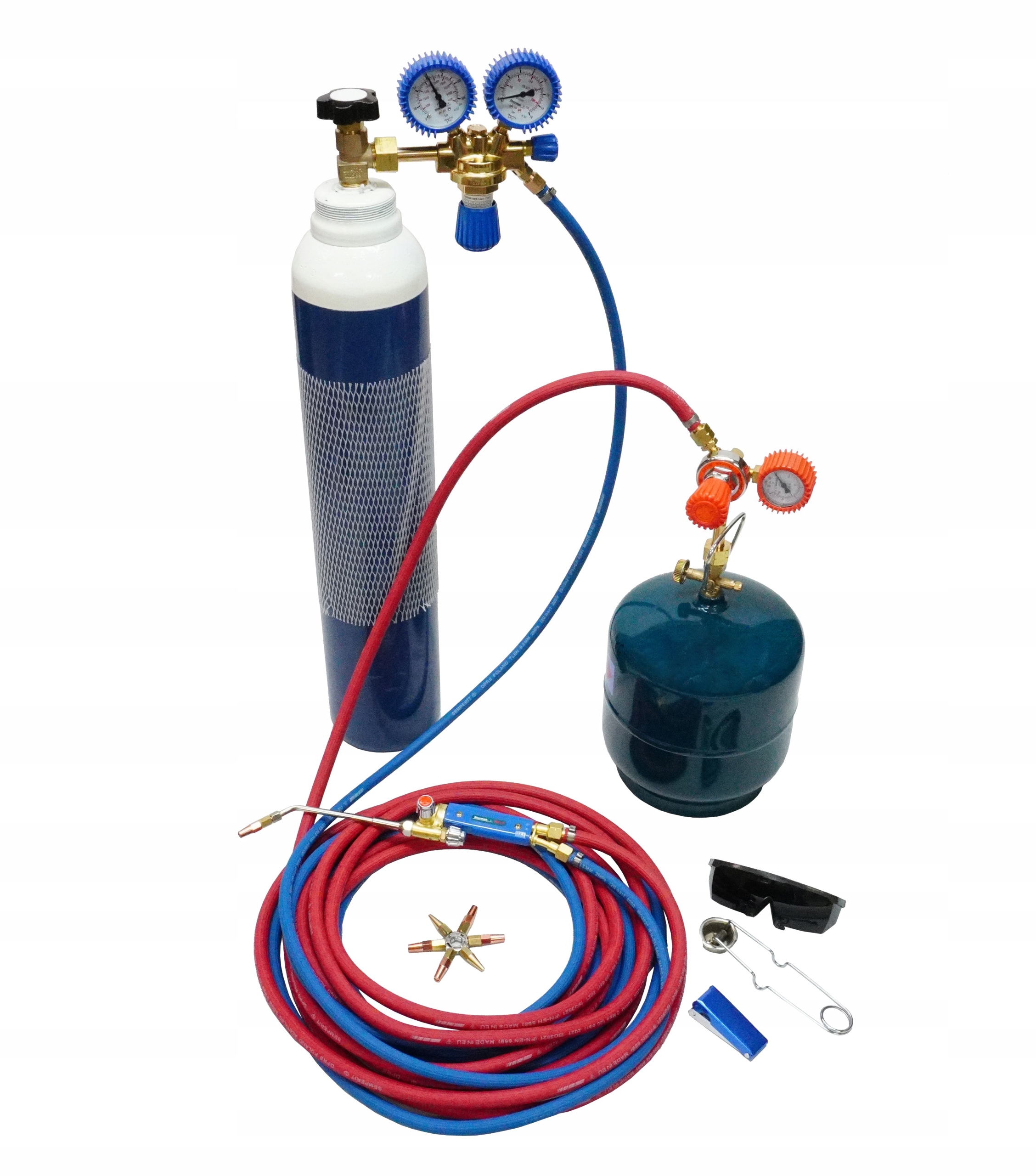 Zvárací horák - Set pre luto-spaw.kpl.butla kyslík 10l+propán 3 kg